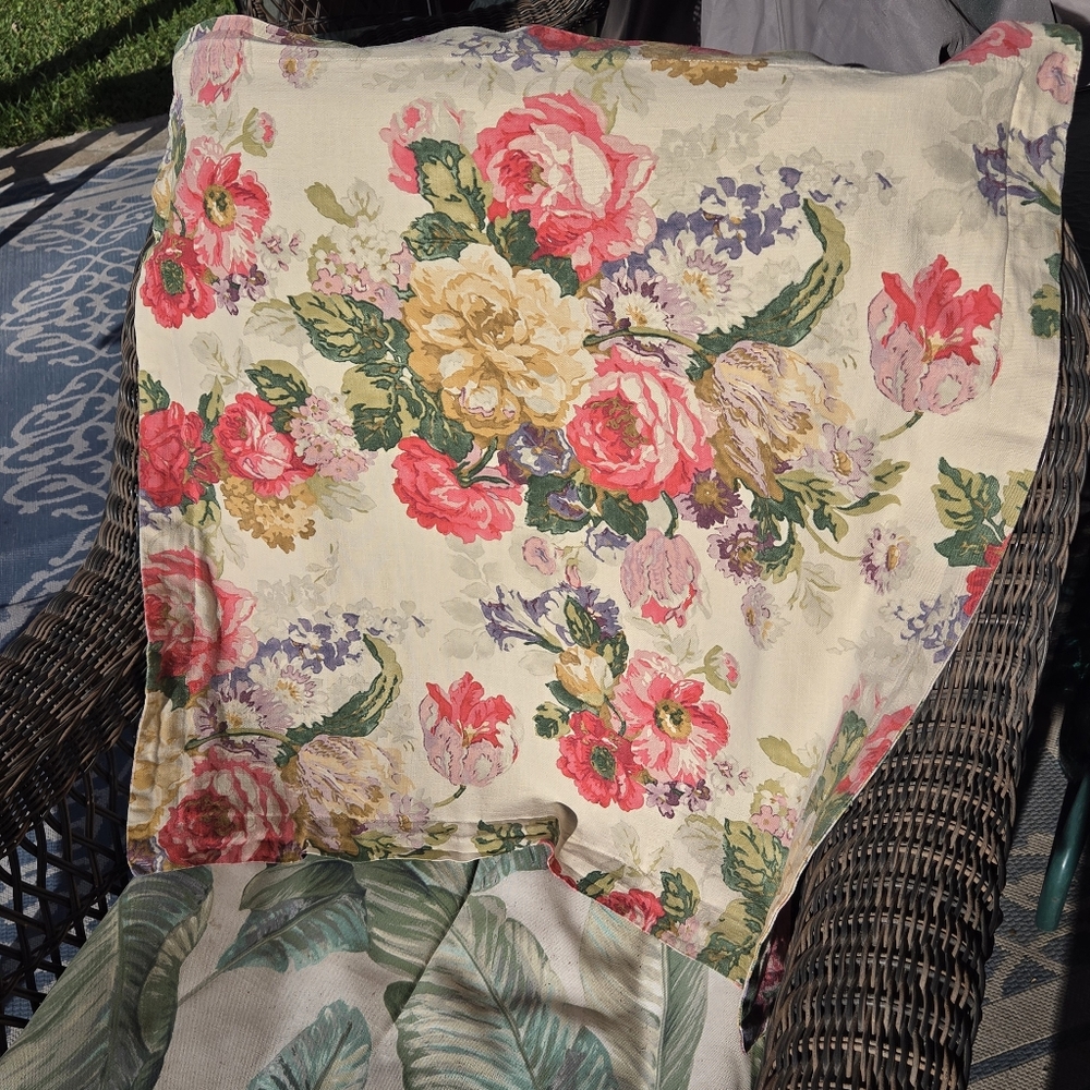 Lauren Ralph Lauren 1 Euro Sham Surrey Garden Floral Shabby Chic - Picture 6 of 8